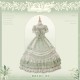 Mademoiselle Pearl Beloved Lily Of The Valley 3.0 Bridal OP with Short Tail Veil(Reservation/4 Colours/Full Payment Without Shipping)